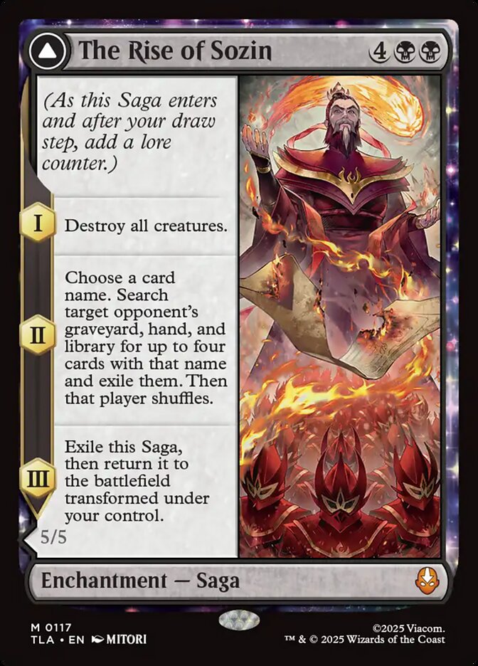 The Rise of Sozin // Fire Lord Sozin card image