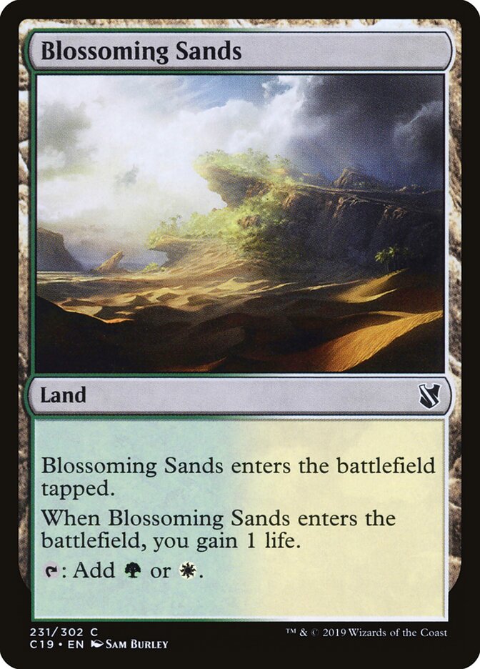 Blossoming Sands card image
