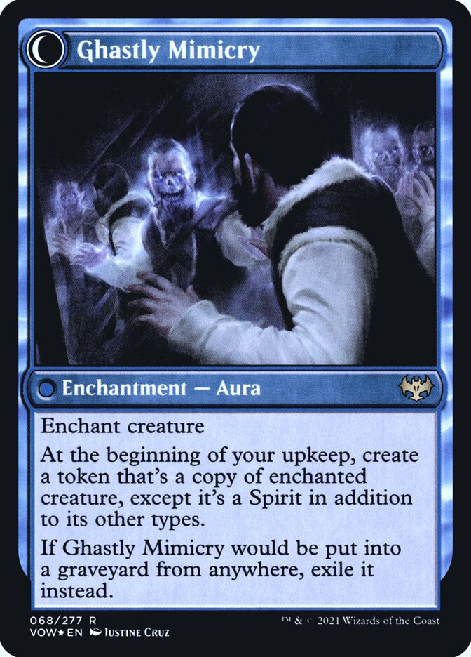 Mirrorhall Mimic // Ghastly Mimicry card image