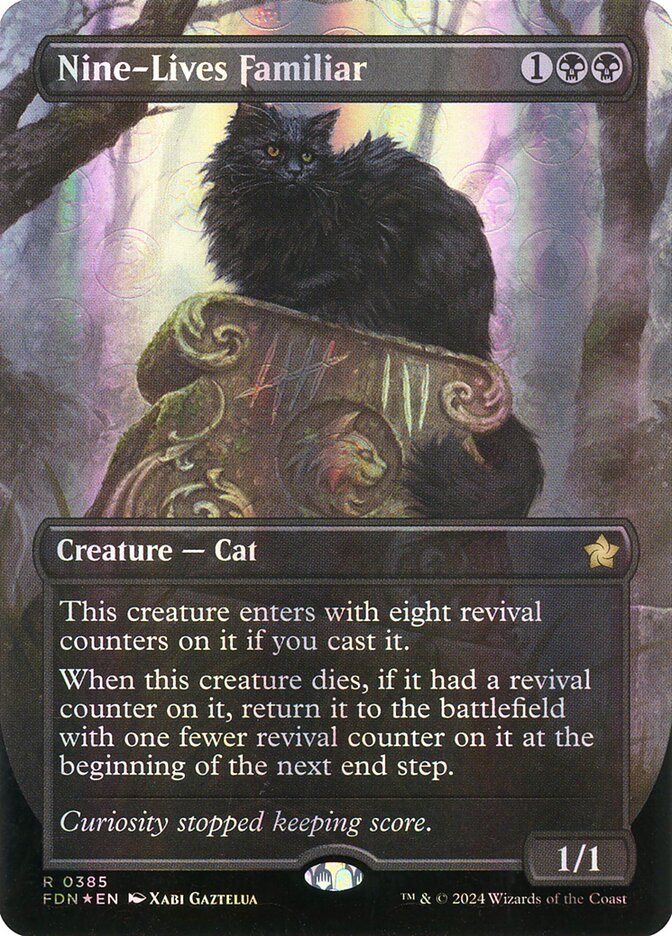 Nine-Lives Familiar card image