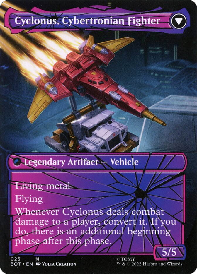 Cyclonus, the Saboteur // Cyclonus, Cybertronian Fighter card image