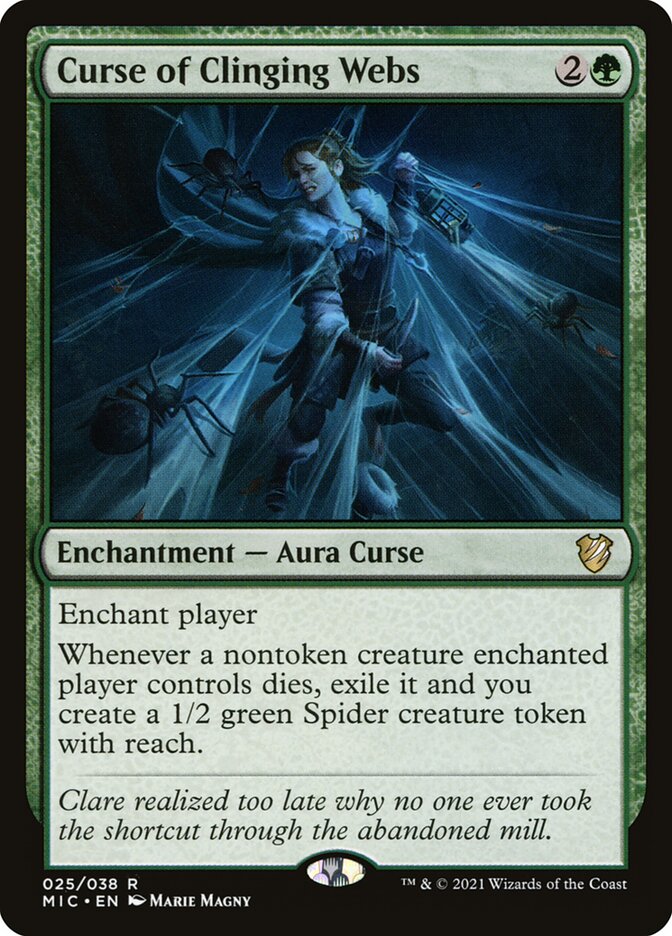 Curse of Clinging Webs card image