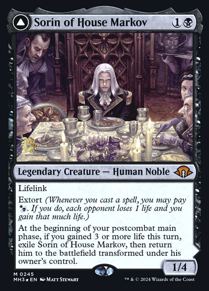 Sorin of House Markov // Sorin, Ravenous Neonate card image