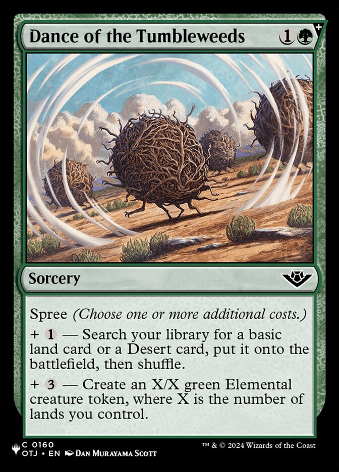 Dance of the Tumbleweeds card image