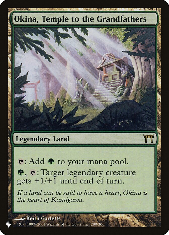 Okina, Temple to the Grandfathers card image
