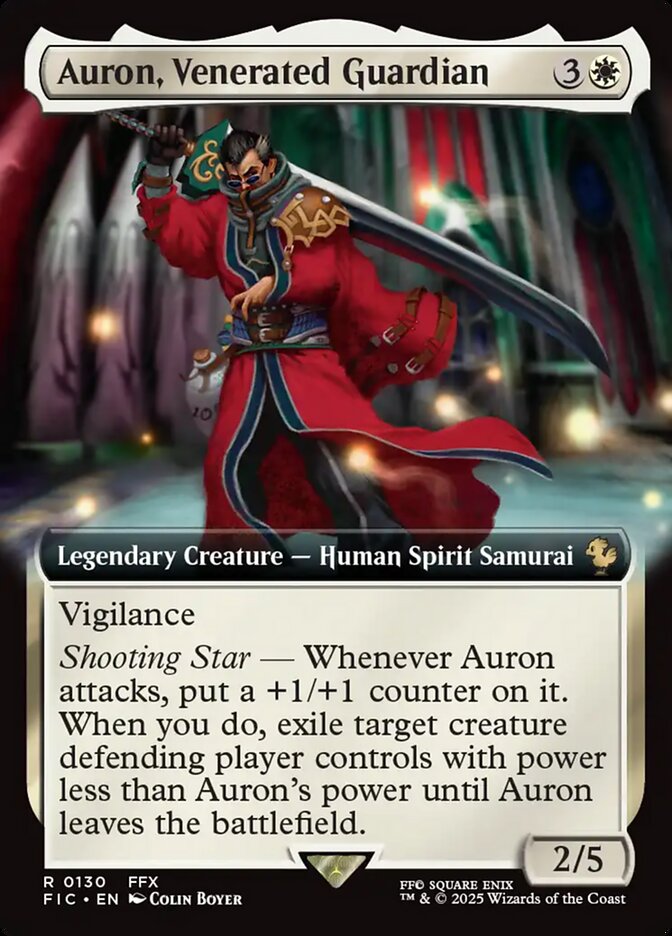 Auron, Venerated Guardian card image