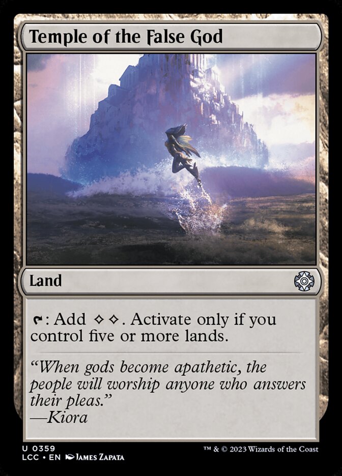 Temple of the False God card image