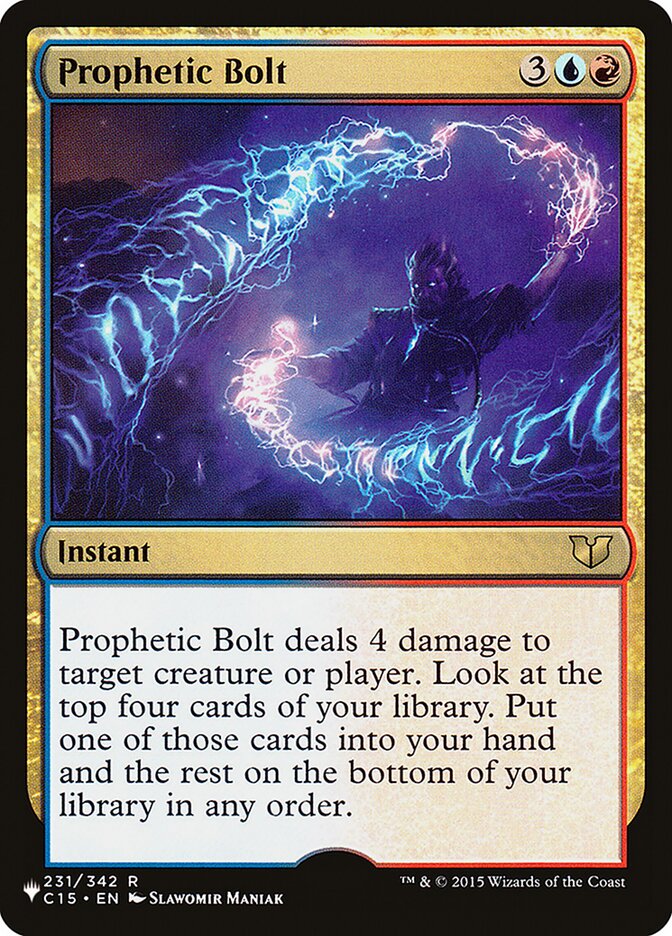 Prophetic Bolt card image