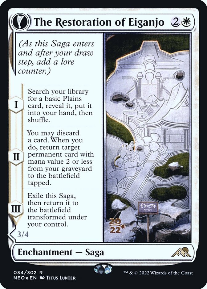 The Restoration of Eiganjo // Architect of Restoration card image