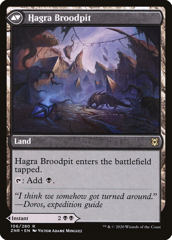 Hagra Mauling // Hagra Broodpit card image