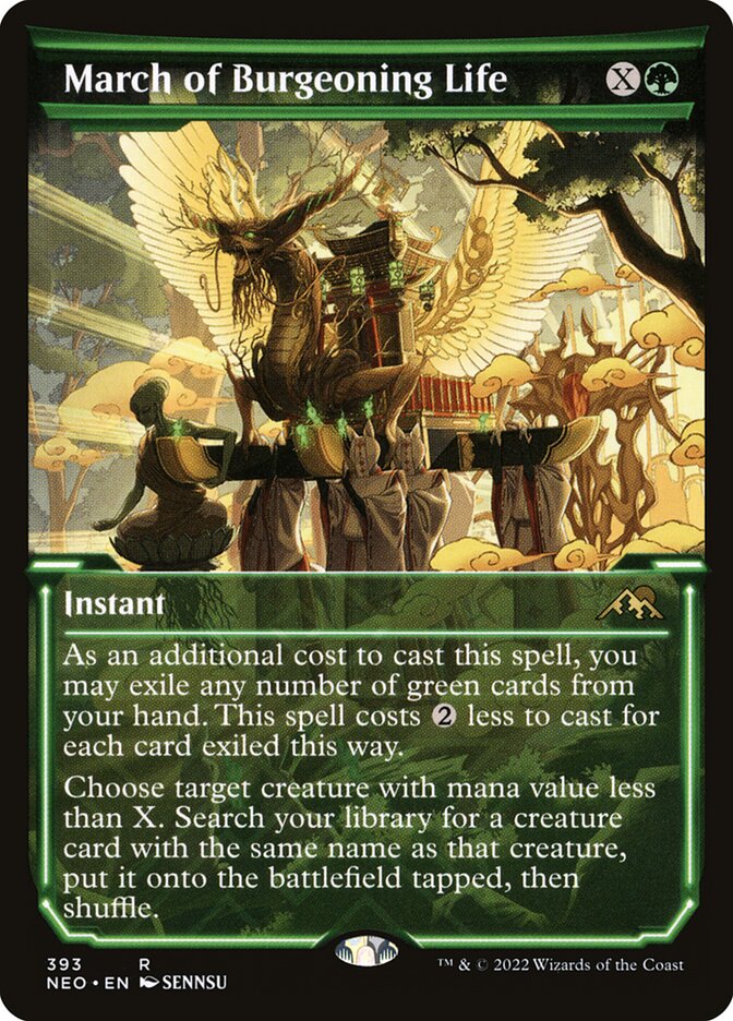 March of Burgeoning Life card image