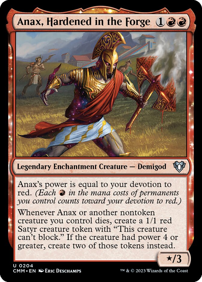 Anax, Hardened in the Forge card image