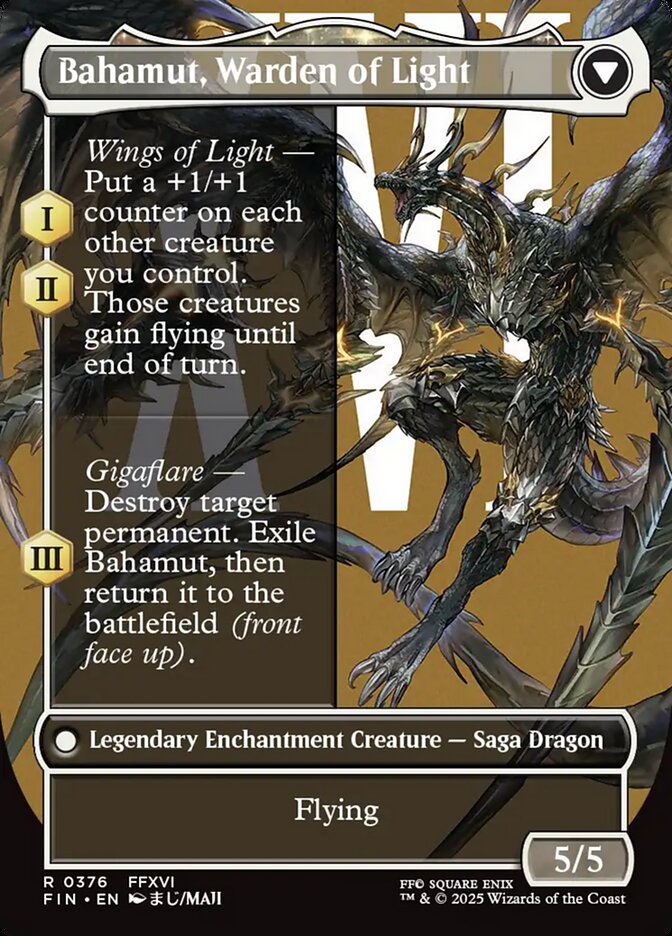 Dion, Bahamut's Dominant // Bahamut, Warden of Light card image