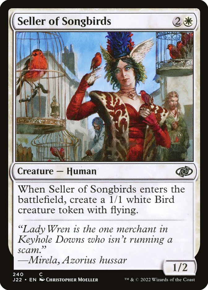 Seller of Songbirds card image