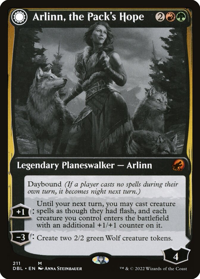 Arlinn, the Pack's Hope // Arlinn, the Moon's Fury card image
