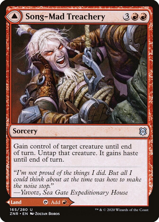 Song-Mad Treachery // Song-Mad Ruins card image