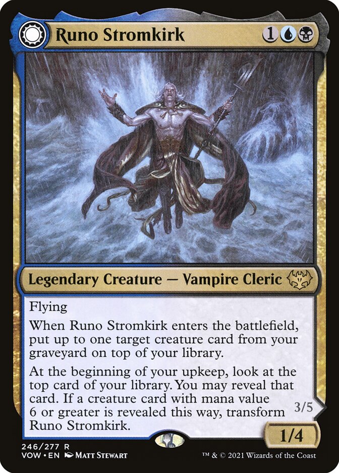 Runo Stromkirk // Krothuss, Lord of the Deep card image