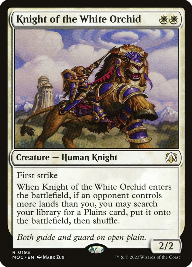 Knight of the White Orchid card image