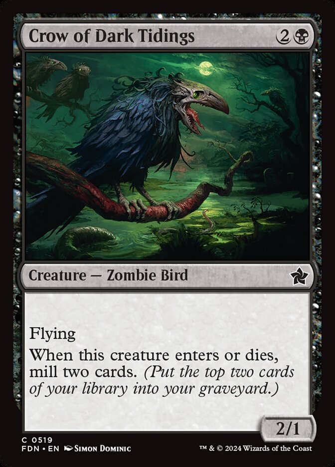 Crow of Dark Tidings card image
