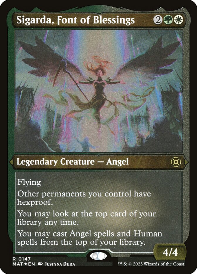 Sigarda, Font of Blessings card image