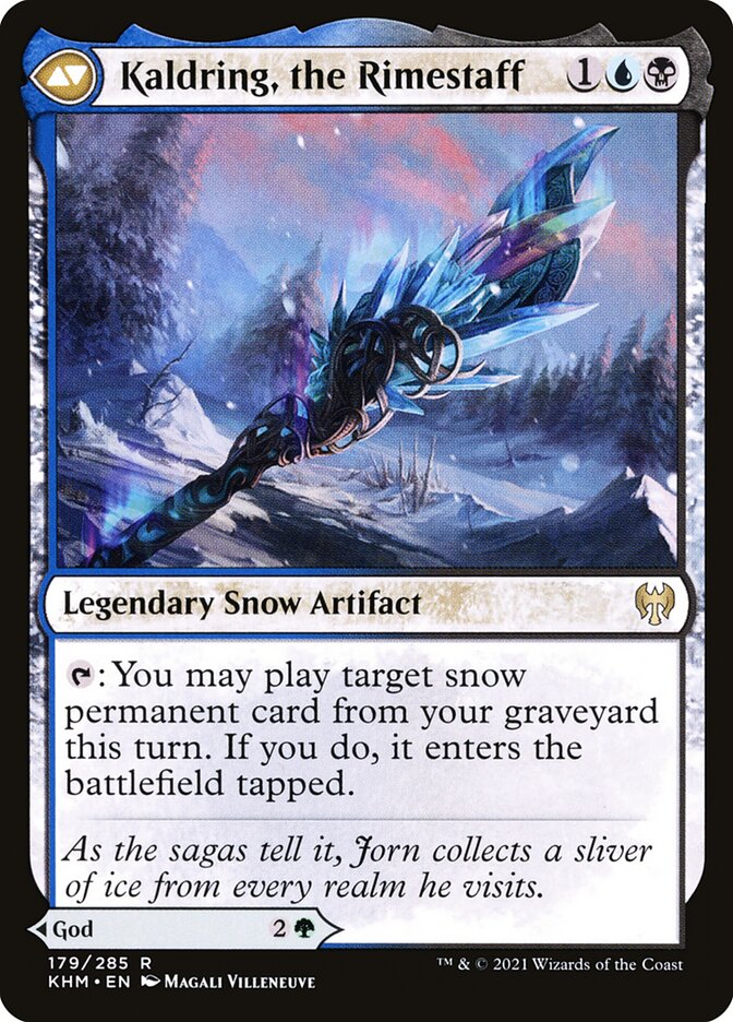 Jorn, God of Winter // Kaldring, the Rimestaff card image