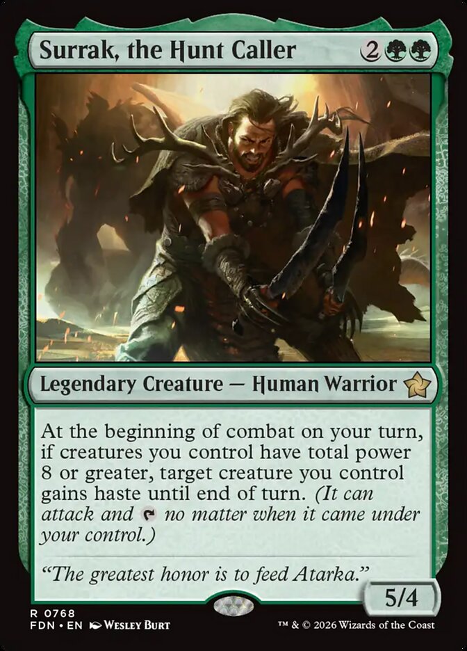 Surrak, the Hunt Caller card image