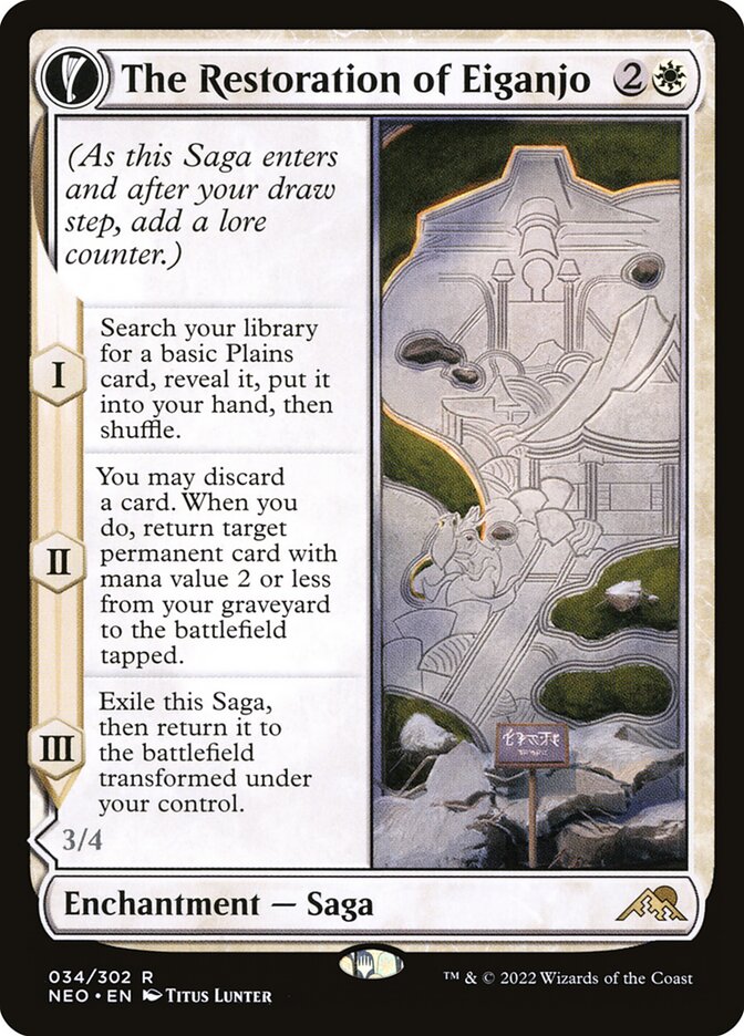 The Restoration of Eiganjo // Architect of Restoration card image