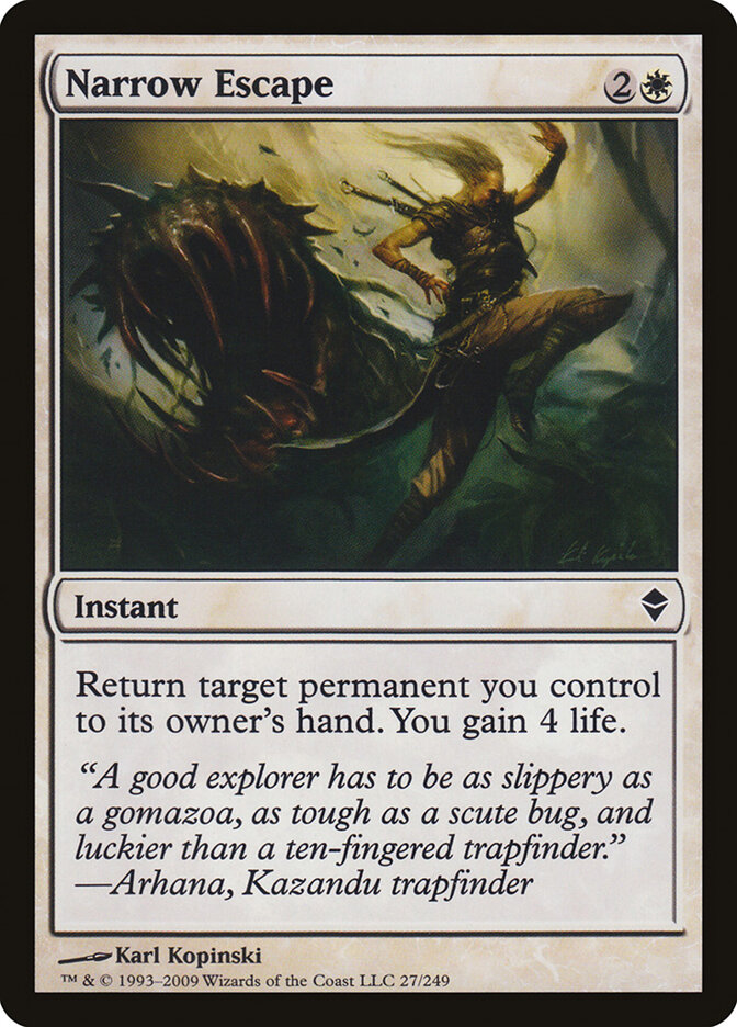 Narrow Escape card image