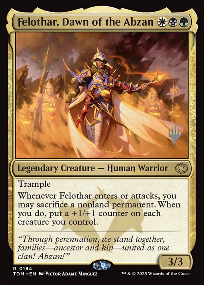 Felothar, Dawn of the Abzan card image