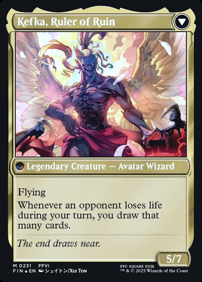 Kefka, Court Mage // Kefka, Ruler of Ruin card image