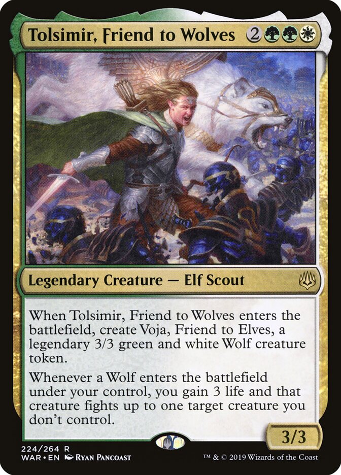 Tolsimir, Friend to Wolves card image