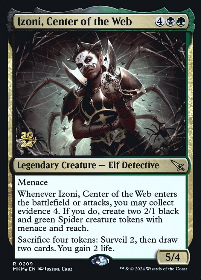 Izoni, Center of the Web card image