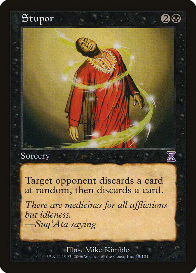 Stupor card image