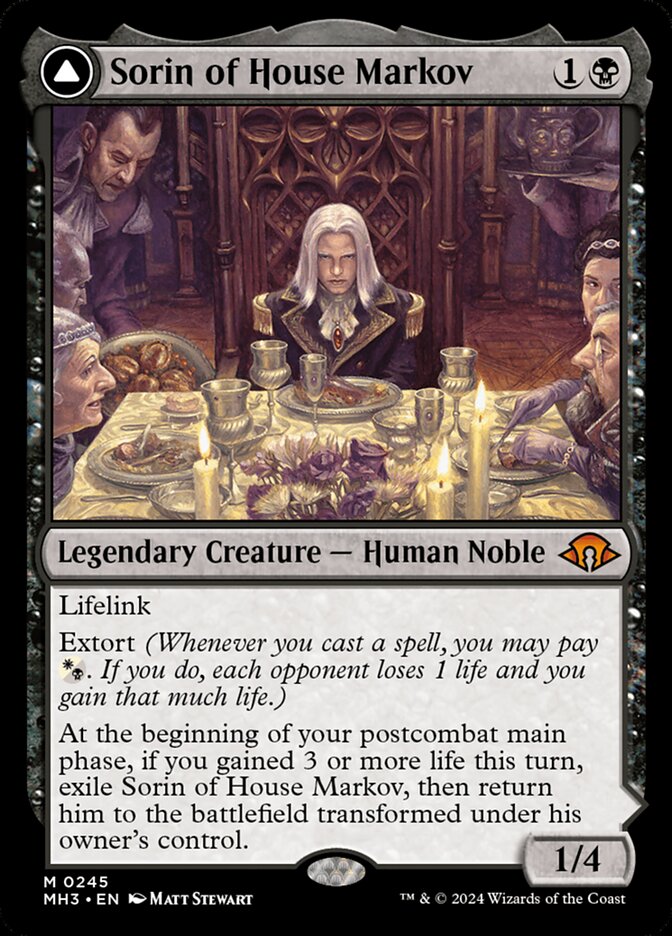 Sorin of House Markov // Sorin, Ravenous Neonate card image