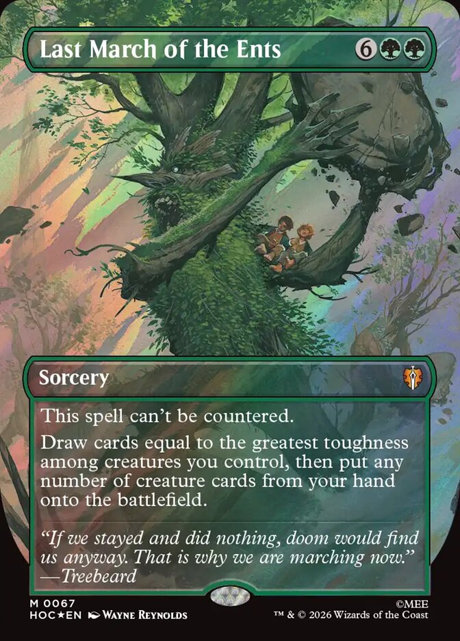 Last March of the Ents card image
