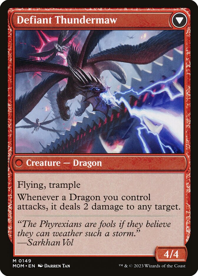 Invasion of Tarkir // Defiant Thundermaw card image