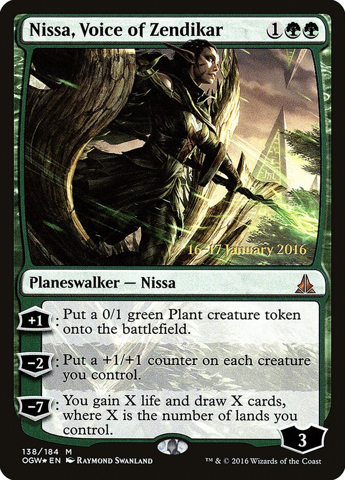 Nissa, Voice of Zendikar card image
