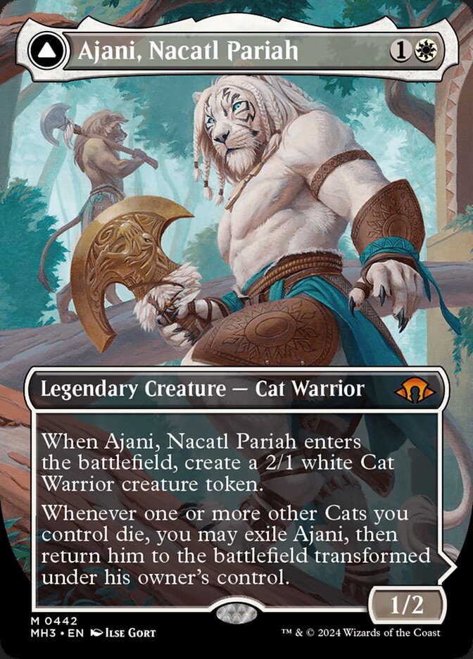 Ajani, Nacatl Pariah // Ajani, Nacatl Avenger card image