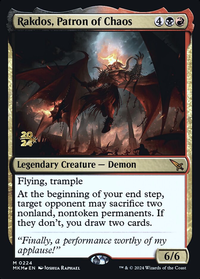 Rakdos, Patron of Chaos card image