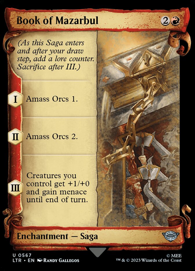 Book of Mazarbul card image
