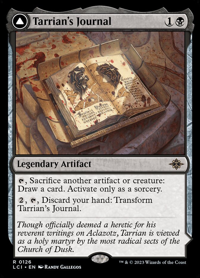 Tarrian's Journal // The Tomb of Aclazotz card image