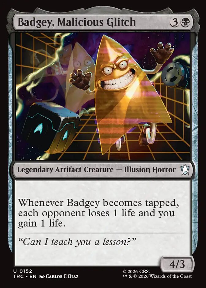 Badgey, Malicious Glitch card image