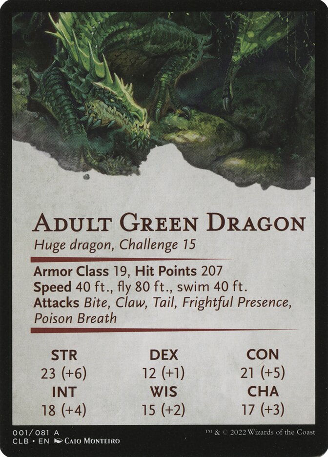 Lurking Green Dragon // Lurking Green Dragon card image