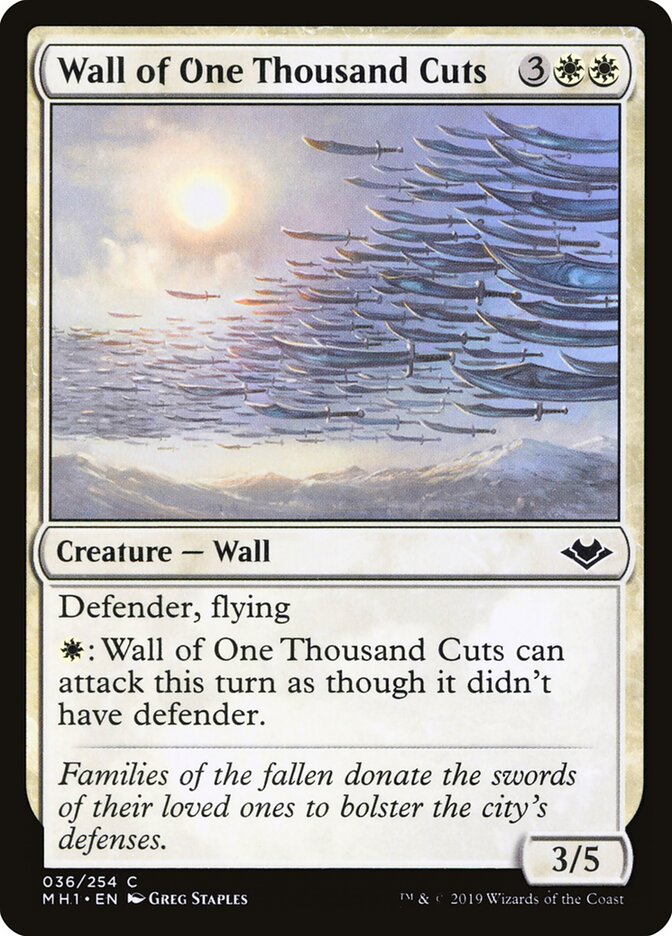 Wall of One Thousand Cuts card image