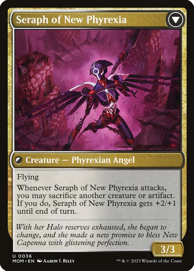 Seraph of New Capenna // Seraph of New Phyrexia card image