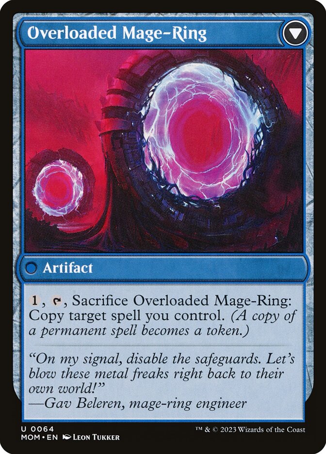 Invasion of Vryn // Overloaded Mage-Ring card image