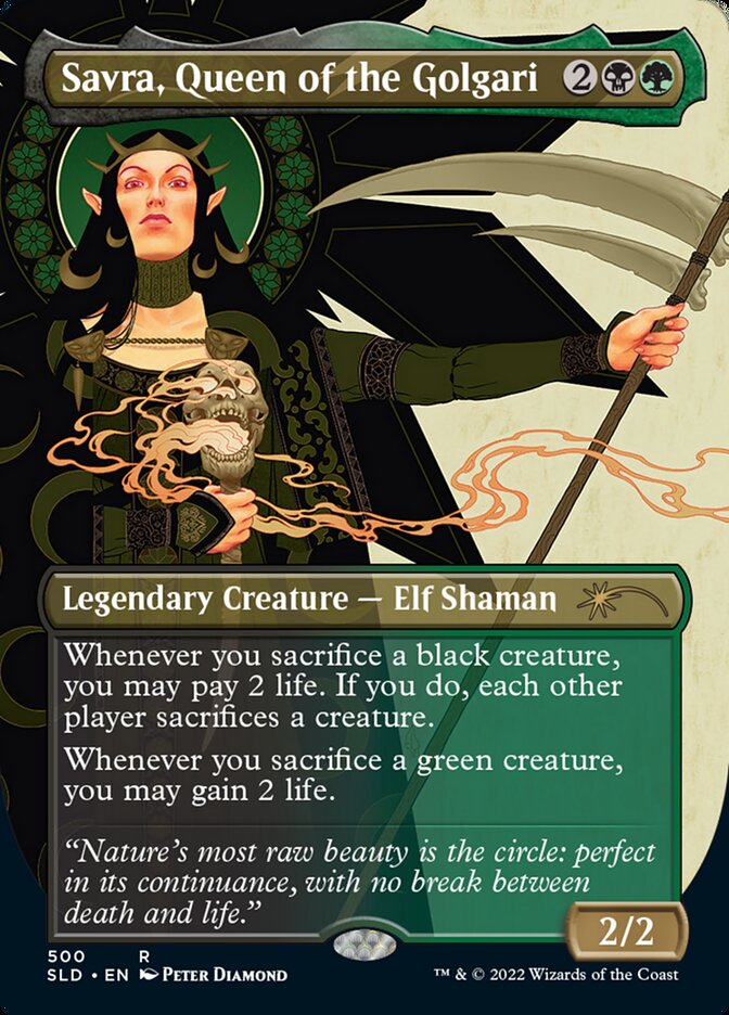 Savra, Queen of the Golgari card image