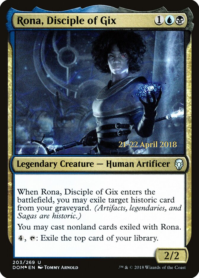 Rona, Disciple of Gix card image