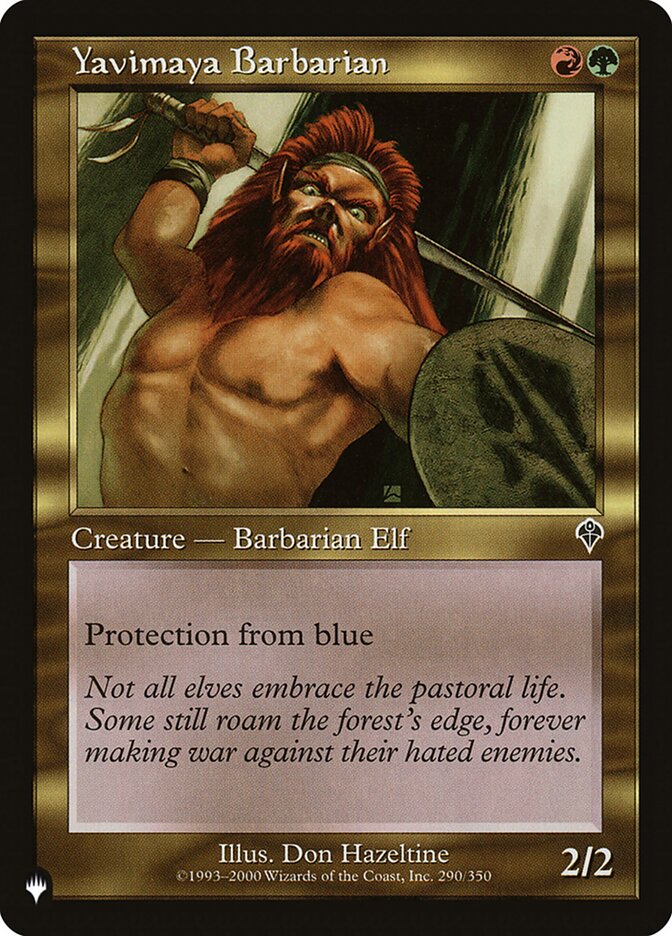Yavimaya Barbarian card image