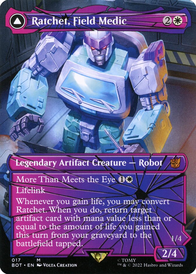 Ratchet, Field Medic // Ratchet, Rescue Racer card image